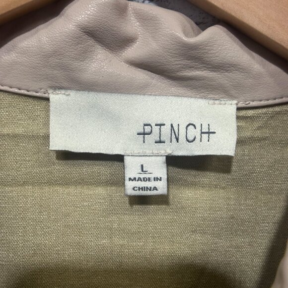 EUC Pinch Tan Long Sleeve Snap Fall Jacket Size Large - Picture 9 of 13